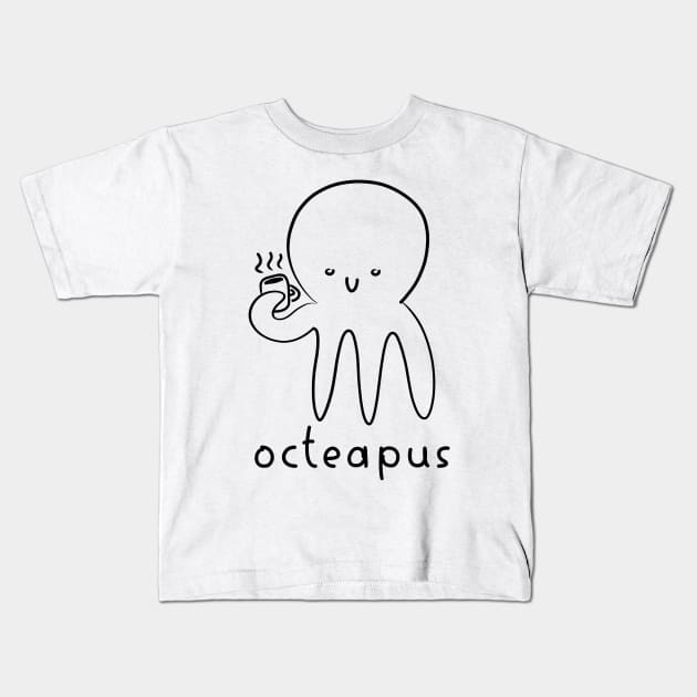 Cute Octeapus Kids T-Shirt by Octeapus